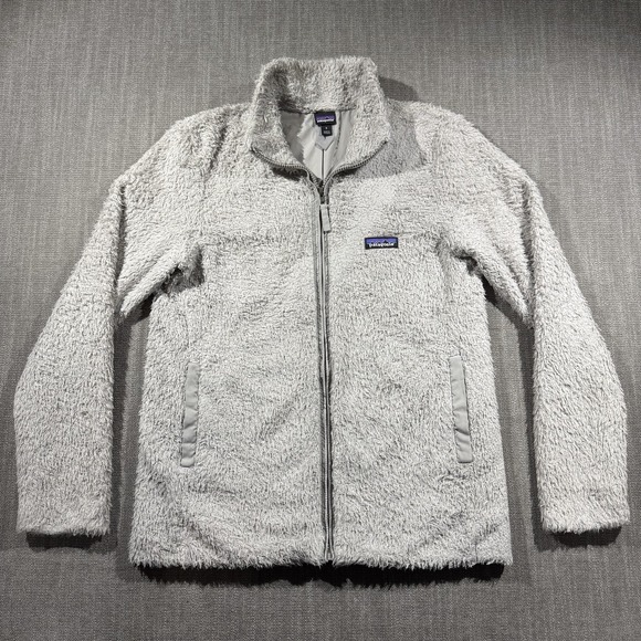 Patagonia Jackets & Blazers - Patagonia Los Gatos Jacket Womens Small Gray Fleece Full Zip Pockets Outdoor